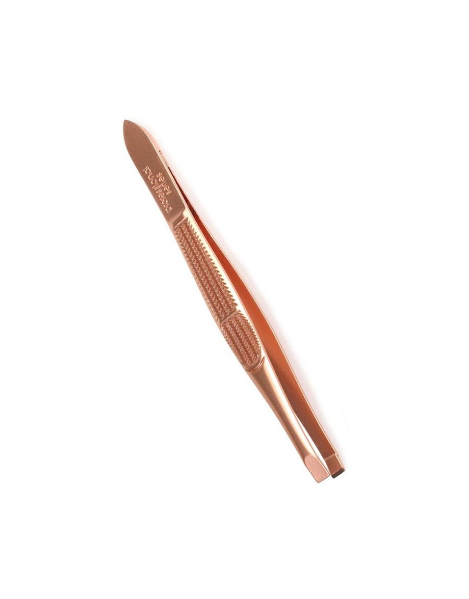 ملاقط تقنية النانو باللون البرونزي بطرف فوهة عريض