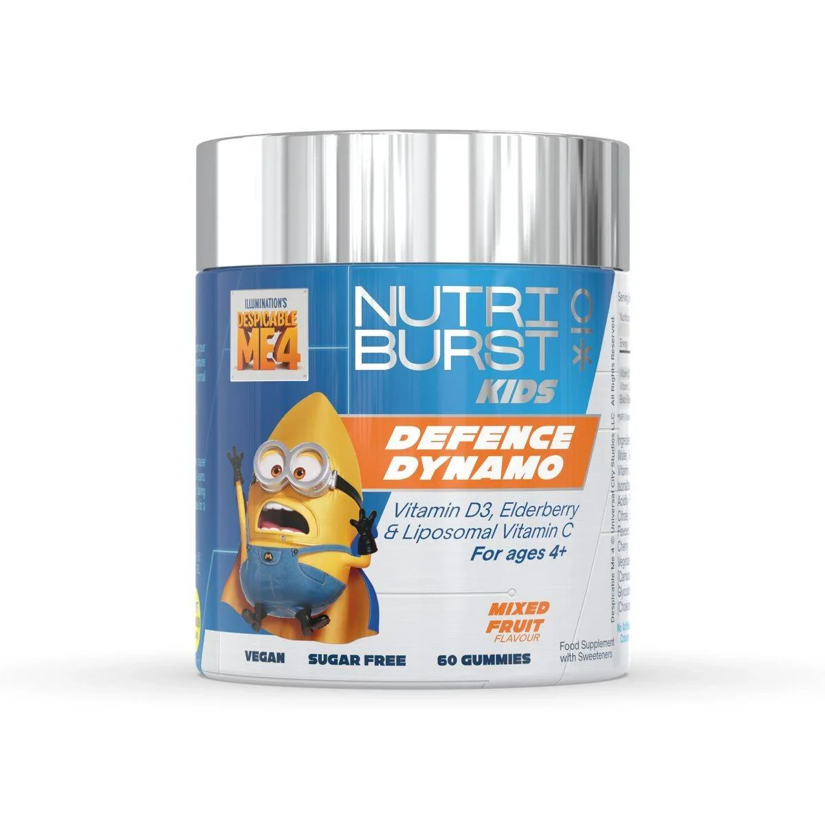 Nutriburst Kids DefenceDynamo Immunity Support 60 Gummies