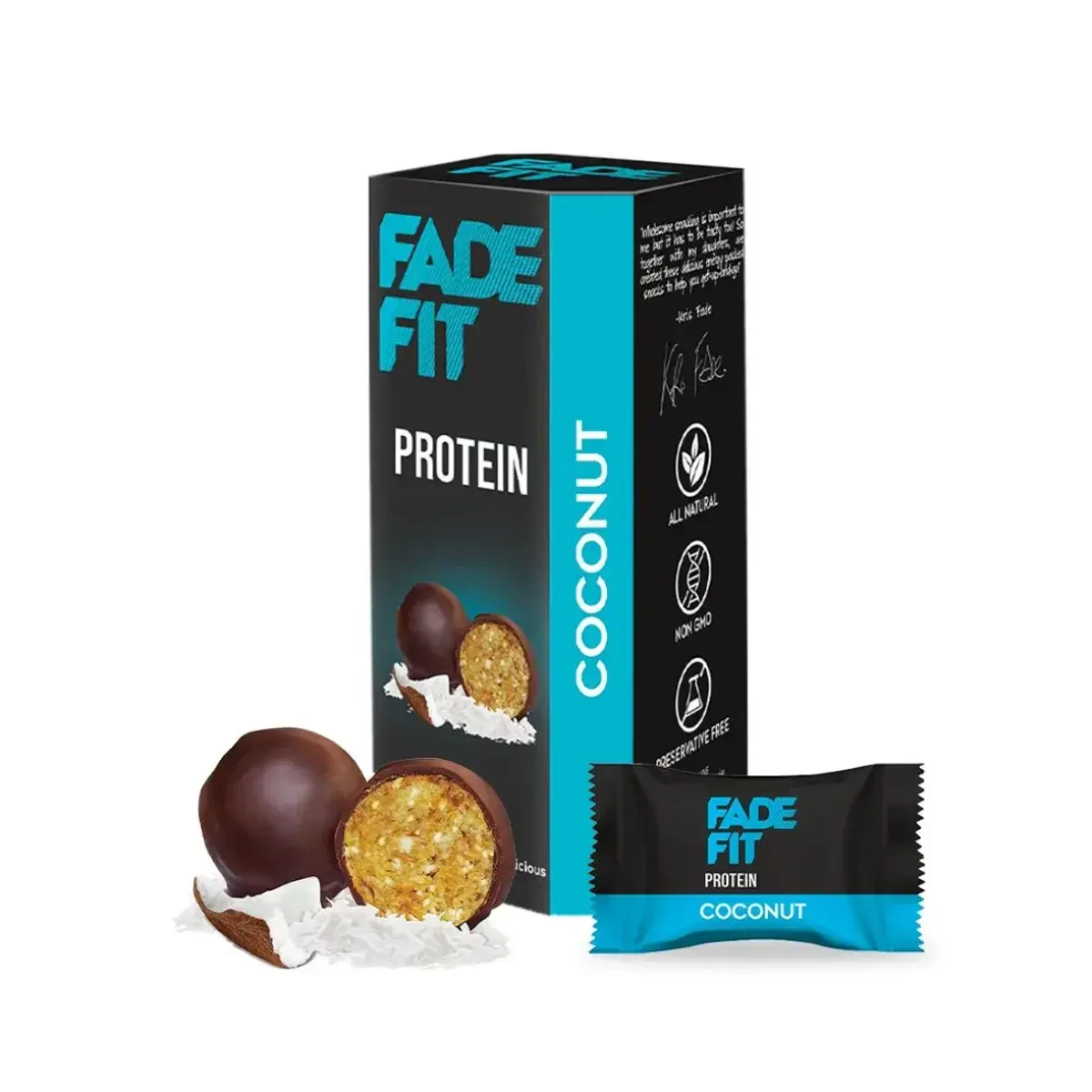 Fade Fit Protein Balls Coconut 30g