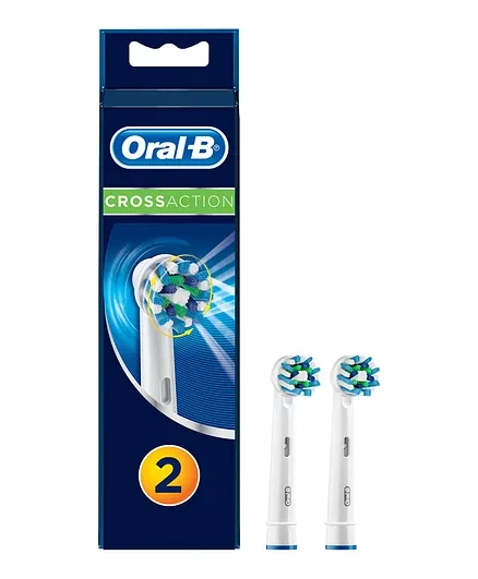 Oral B Replacement Brush Heads Cross Action EB50 2 Packs