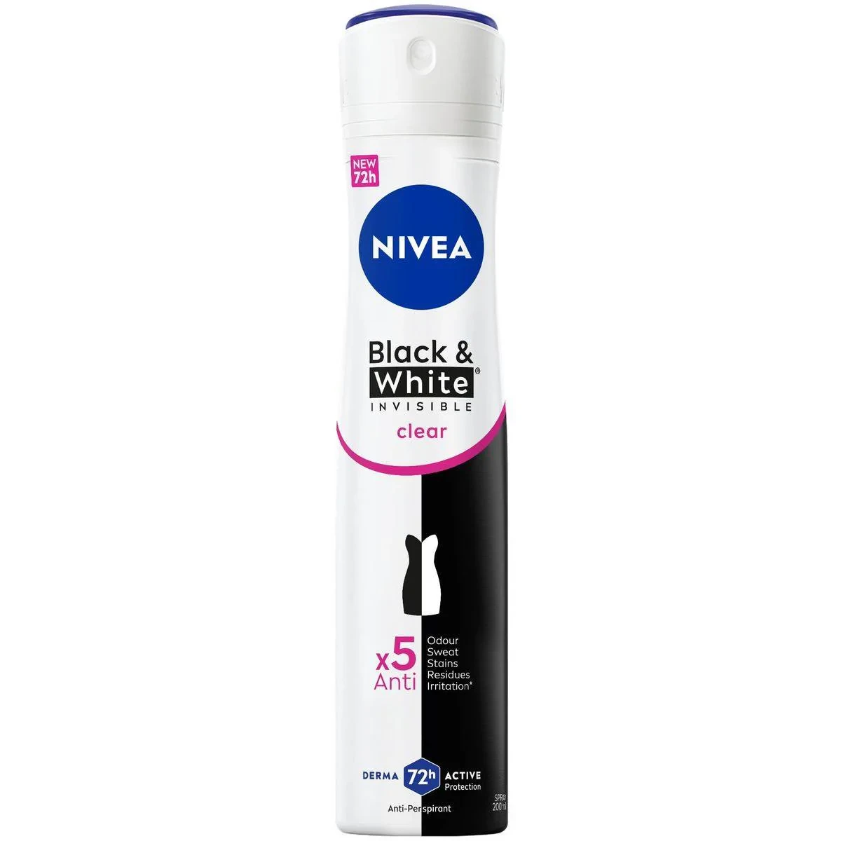 Nivea Women Deodorant Spray Black & White 200ml
