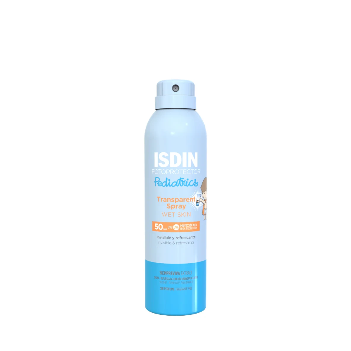 Isdin Fotoprotector Pediatrics Wet Skin Transparent Spray SPF50+ 250ml