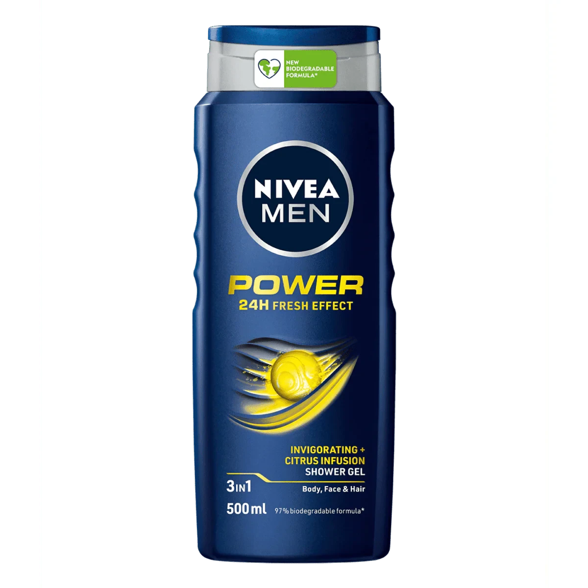 Nivea Men Shower Gel Power Fresh 500ml