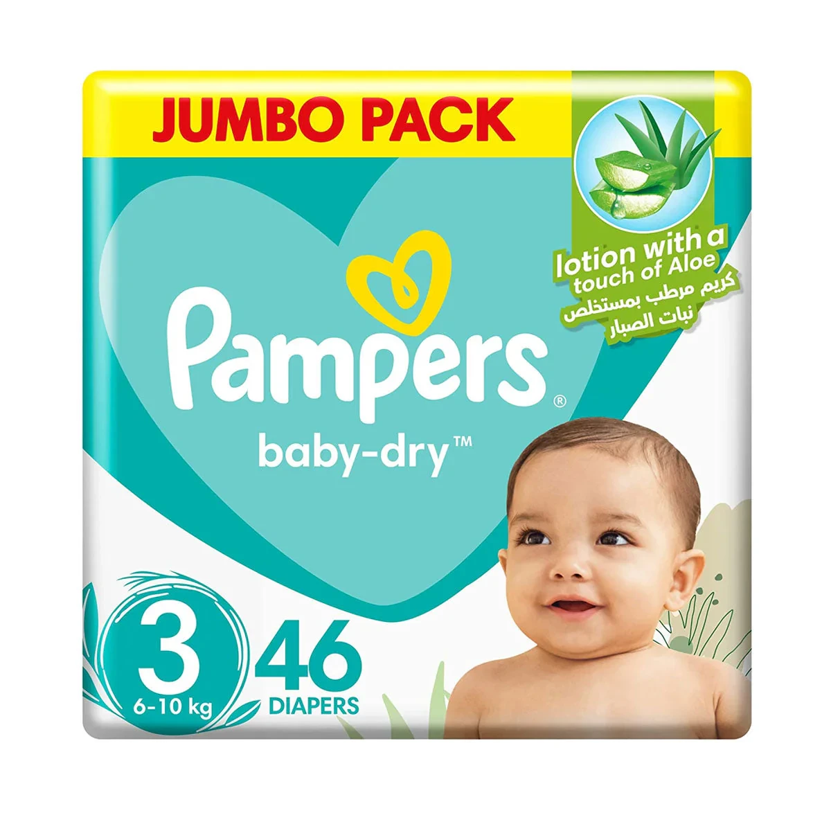 Pampers Diapers Baby Dry Taped Size 3 (6-10kg) 46 Pieces