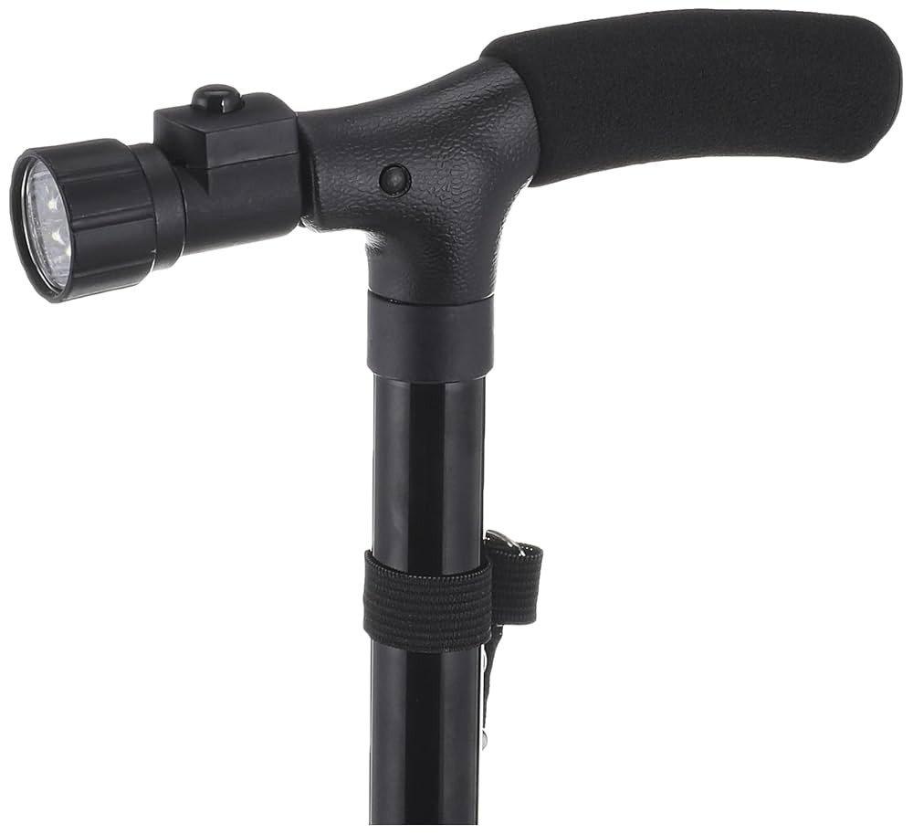 Magic wand with two handles and torch