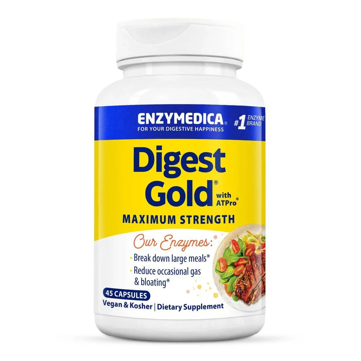 Enzymedica Digest Gold Atpro 45 Capsules
